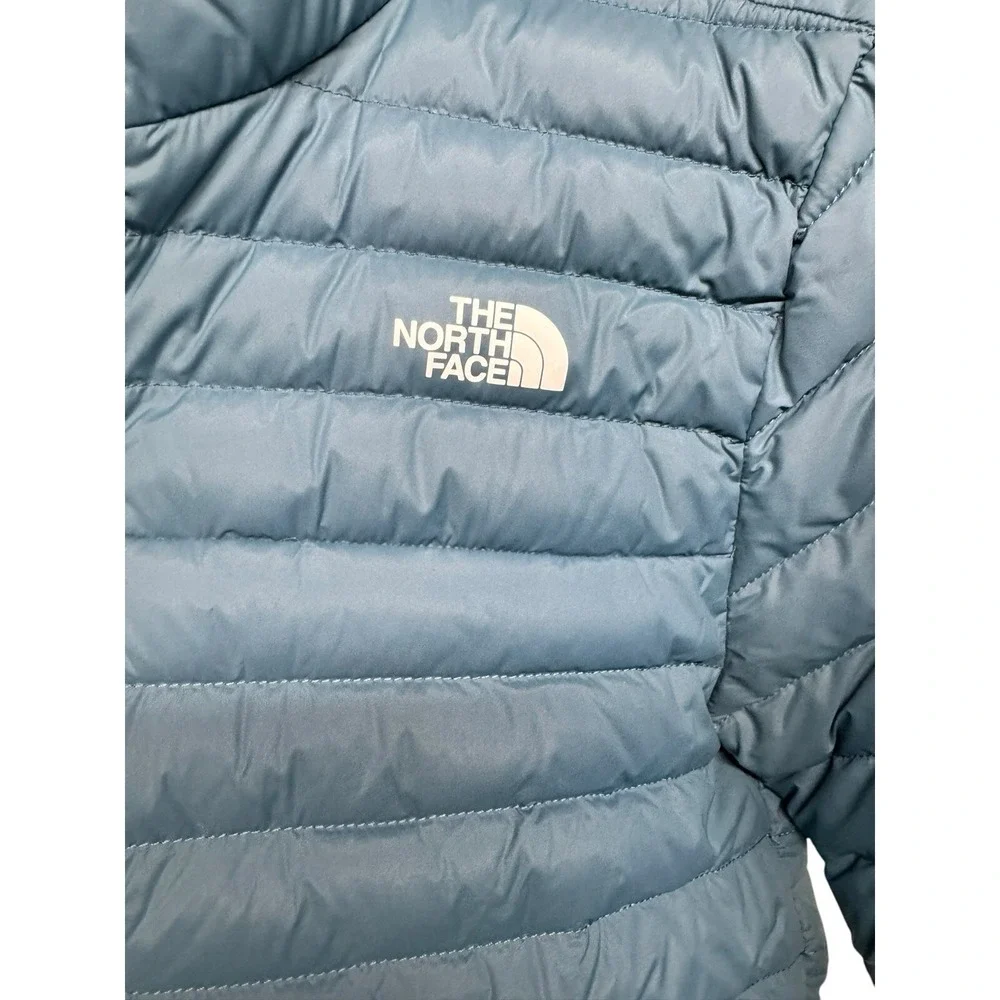 The North Face Stretch Down Puffer Jacket‎ 700 Fill Blue Men's Size Small